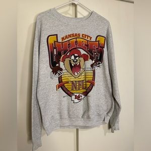 Vintage Chiefs Looney Tunes Crewneck